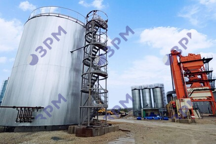 Резервуар РВС-1000 м3 для битума в Саратовской области  в Перми - Опытный завод резервуаров и металлоконструкций