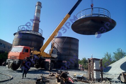 РВС-300 м3 для битума в Перми - Опытный завод резервуаров и металлоконструкций