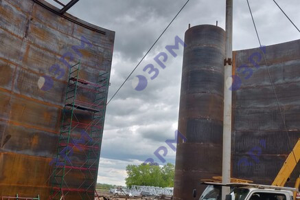 РВС-5000 м3 для битума в Перми - Опытный завод резервуаров и металлоконструкций